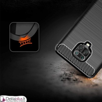 Carbon guminis dėklas - juodas (REDMI NOTE 9S/NOTE 9 PRO) Carbon guminis dėklas - juodas (REDMI NOTE 9S/NOTE 9 PRO)